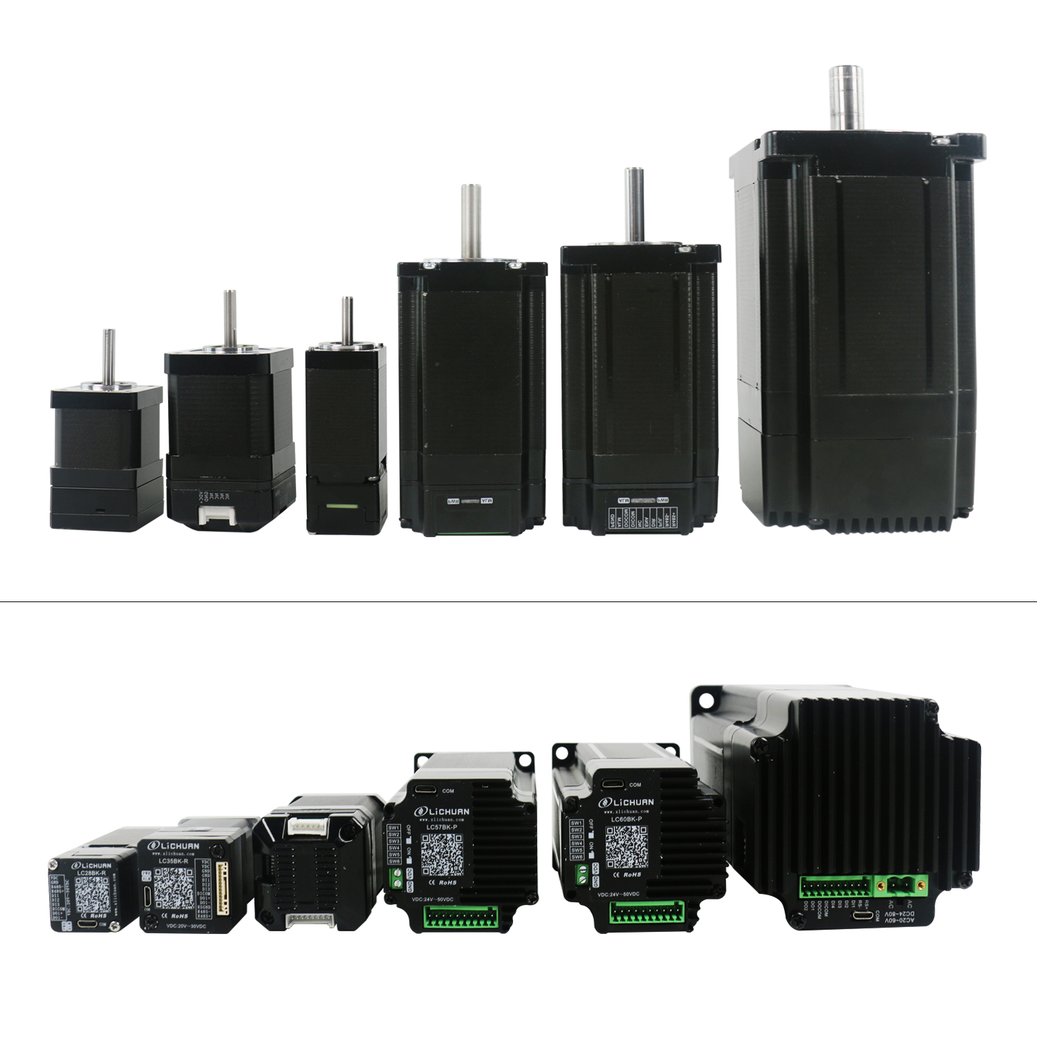 Seoladh Nua: Cineál Backpack Lichuan Lúb Oscailte Lúb Dúnta Mótar Stepper Comhtháite ag Shenzhen Xinlichuan Electric Co., Ltd.